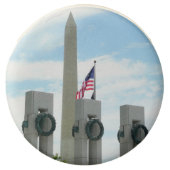 Washington Monument and WWII Memorial in DC Chocolate Covered Oreo (Front)