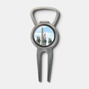 Washington Monument and WWII Memorial in DC Divot Tool