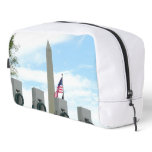 Washington Monument and WWII Memorial in DC Dopp Kit