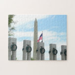 Washington Monument and WWII Memorial in DC Jigsaw Puzzle