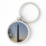 Washington Monument and WWII Memorial in DC Keychain