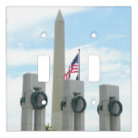 Washington Monument and WWII Memorial in DC Light Switch Cover