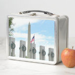 Washington Monument and WWII Memorial in DC Metal Lunch Box