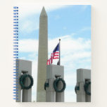 Washington Monument and WWII Memorial in DC Notebook
