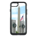 Washington Monument and WWII Memorial in DC OtterBox Commuter iPhone SE/8/7 Case
