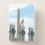 Washington Monument and WWII Memorial in DC Pocket Folder