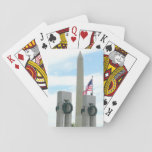 Washington Monument and WWII Memorial in DC Poker Cards