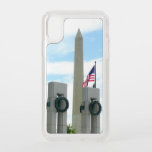Washington Monument and WWII Memorial in DC Speck iPhone X Case