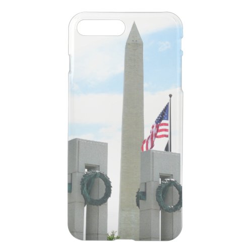 Washington Monument and WWII Memorial in DC iPhone 8 Plus7 Plus Case