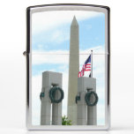 Washington Monument and WWII Memorial in DC Zippo Lighter