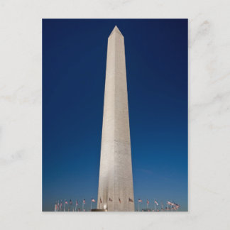 Washington Monument at Dusk Postcard