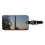 Washington Monument at Sunset Bag Tag