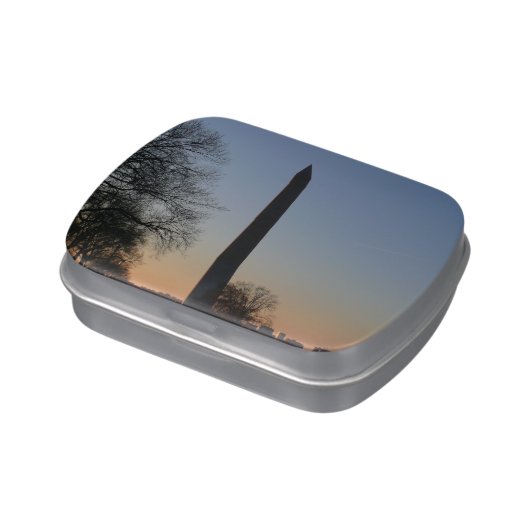 Washington Monument at Sunset Candy Tin (Side)