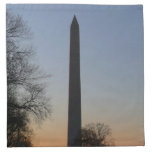 Washington Monument at Sunset Cloth Napkin