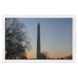 Washington Monument at Sunset in DC Acrylic Tray