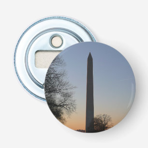 Washington Monument at Sunset in DC Bottle Opener