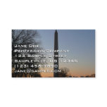 Washington Monument at Sunset in DC Business Card