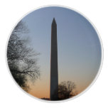 Washington Monument at Sunset in DC Ceramic Knob