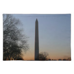 Washington Monument at Sunset in DC Cloth Placemat
