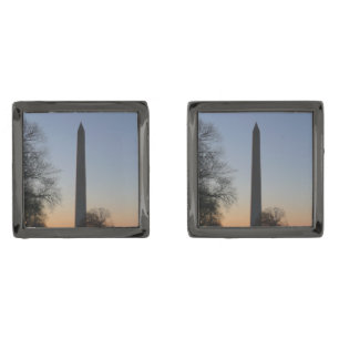 Washington Monument at Sunset in DC Cufflinks
