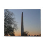 Washington Monument at Sunset in DC Doormat