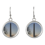 Washington Monument at Sunset in DC Earrings
