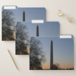 Washington Monument at Sunset in DC File Folder