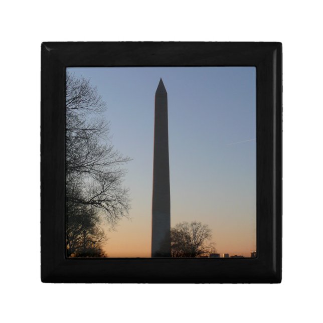 Washington Monument at Sunset in DC Gift Box (Front)
