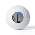 Washington Monument at Sunset in DC Golf Balls