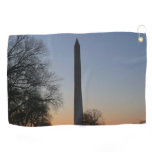 Washington Monument at Sunset in DC Golf Towel
