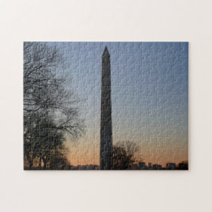 Washington Monument at Sunset in DC Jigsaw Puzzle