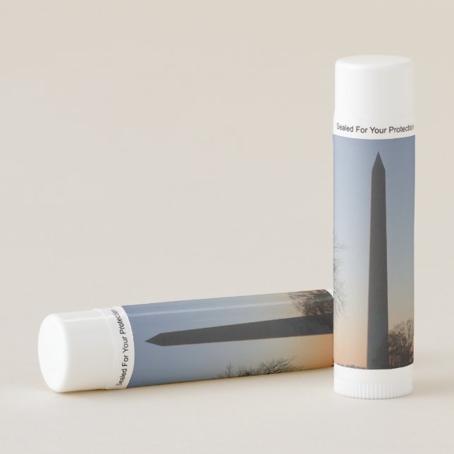 Washington Monument at Sunset in DC Lip Balm (Front)