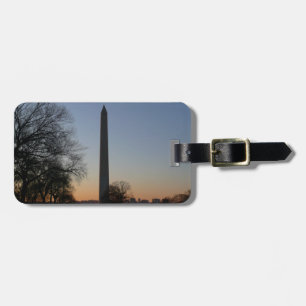 Washington Monument at Sunset in DC Luggage Tag