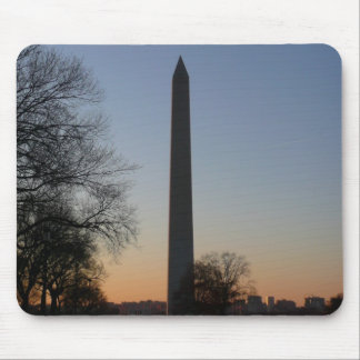Washington Monument at Sunset in DC Mouse Pad