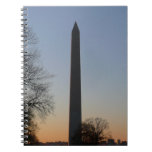 Washington Monument at Sunset in DC Notebook