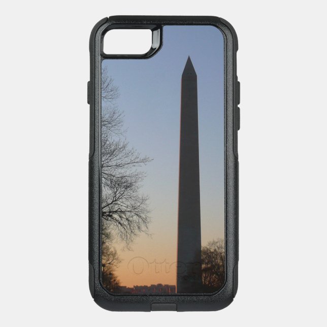 Washington Monument at Sunset in DC Otterbox iPhone Case (Back)