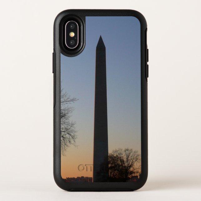 Washington Monument at Sunset in DC Otterbox iPhone Case (Back)
