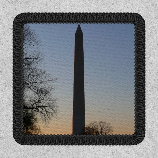 Washington Monument at Sunset in DC Patch (Front)