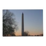Washington Monument at Sunset in DC Placemat