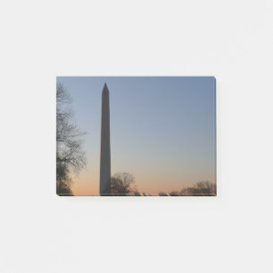 Washington Monument at Sunset in DC Post-it Notes