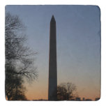 Washington Monument at Sunset in DC Trivet