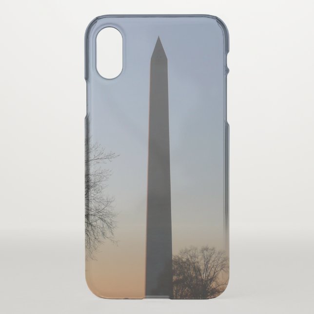 Washington Monument at Sunset in DC Uncommon iPhone Case (Back)