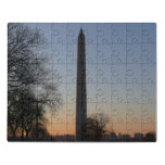 Washington Monument at Sunset Jigsaw Puzzle