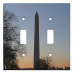 Washington Monument at Sunset Light Switch Cover