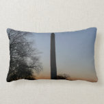 Washington Monument at Sunset Lumbar Pillow