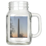 Washington Monument at Sunset Mason Jar