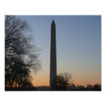 Washington Monument at Sunset Photo Print