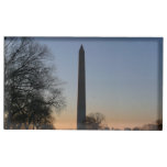 Washington Monument at Sunset Place Card Holder