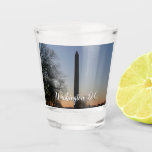 Washington Monument at Sunset Shot Glass