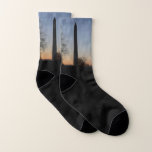 Washington Monument at Sunset Socks